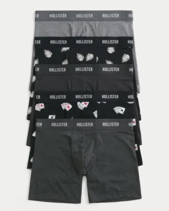 Längere Boxershorts, 5er-Pack