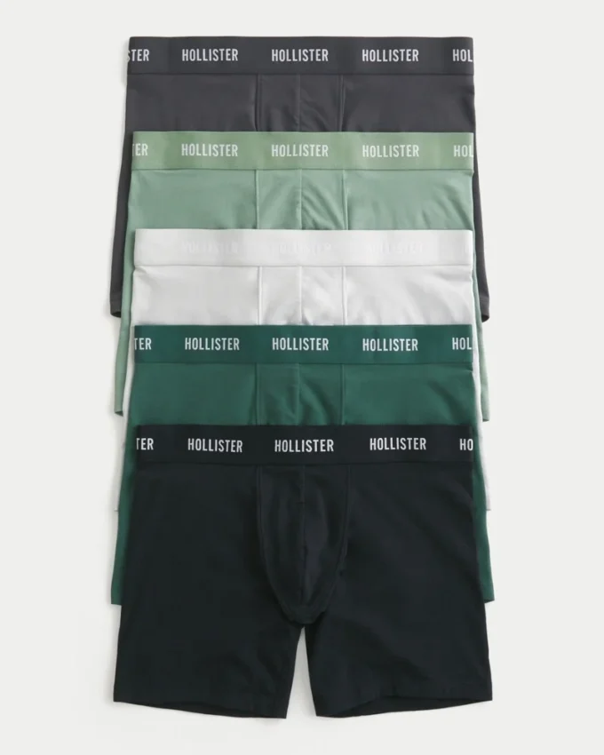 Längere Boxershorts, 5er-Pack