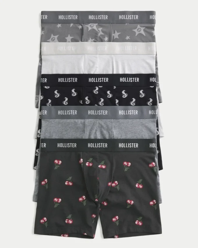 Längere Boxershorts 5er-Pack