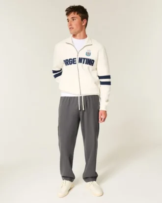 Lockere Pull-On-Hose aus Leinenmischung