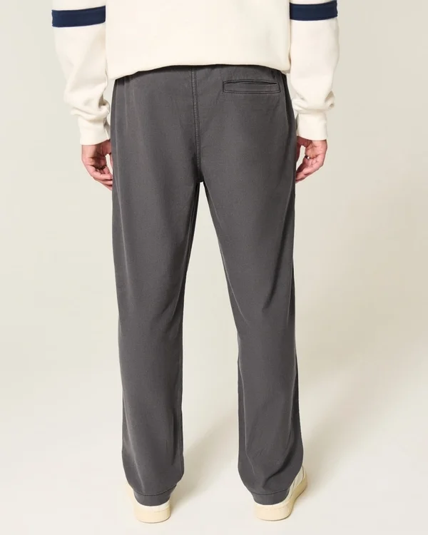 Lockere Pull-On-Hose aus Leinenmischung Lockere Pull-On-Hose aus Leinenmischung