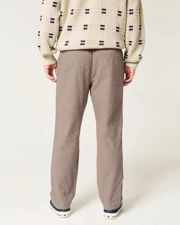 Lockere Pull-On-Hose aus Leinenmischung Lockere Pull-On-Hose aus Leinenmischung