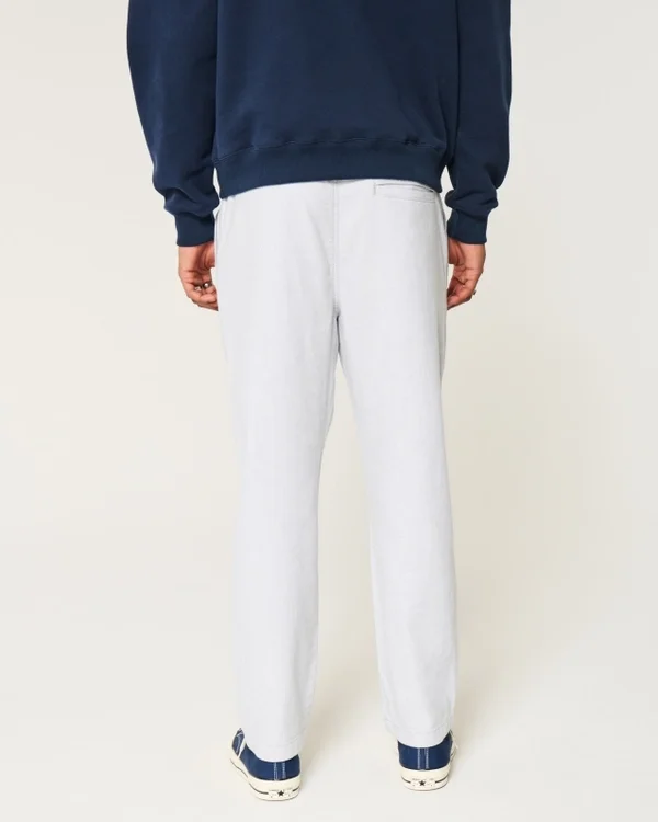 Lockere Pull-On-Hose aus Leinenmischung Lockere Pull-On-Hose aus Leinenmischung