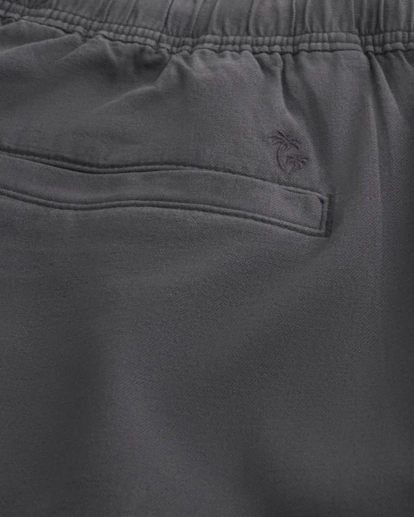 Lockere Pull-On-Hose aus Leinenmischung Lockere Pull-On-Hose aus Leinenmischung