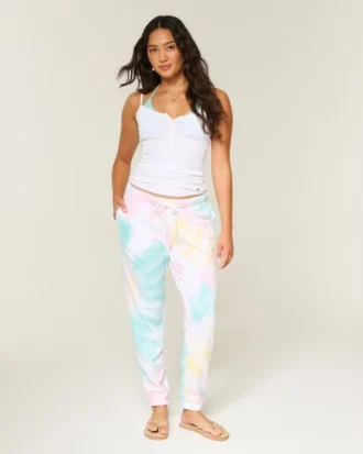 Logo Grafik Waschungseffekt Frottee Jogginghose Logo Grafik Waschungseffekt Frottee Jogginghose