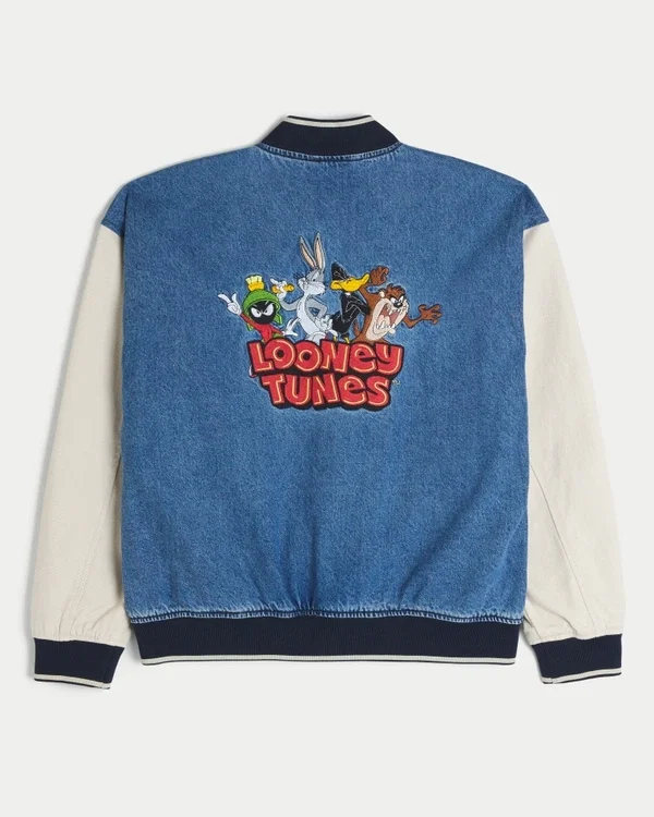 Looney Tunes Grafik-Jeansjacke Looney Tunes Grafik-Jeansjacke