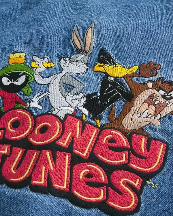 Looney Tunes Grafik-Jeansjacke Looney Tunes Grafik-Jeansjacke