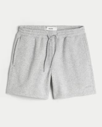 Lose Fleece-Shorts in mittlerer Länge