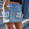 Low-Rise Class of ’26 Denim Mini Skort
