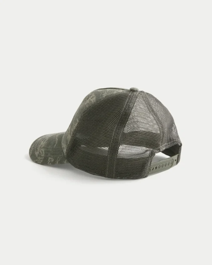 Mac’s Muscles & Rods Trucker-Kappe mit Camouflage-Print