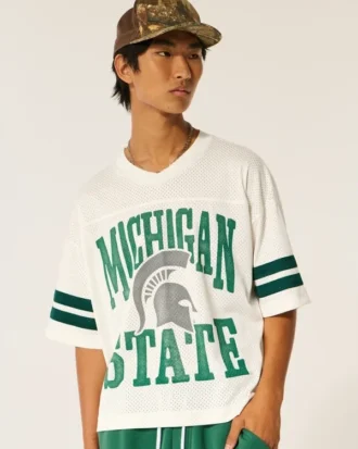 Michigan State University Spartans Grafik-Football-Trikot