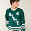 Michigan State University Spartans Grafik-Hockey-Trikot Michigan State University Spartans Grafik-Hockey-Trikot