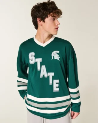 Michigan State University Spartans Grafik-Hockey-Trikot