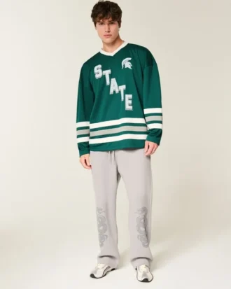 Michigan State University Spartans Grafik-Hockey-Trikot