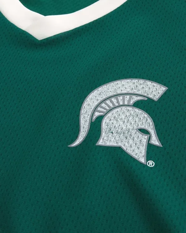 Michigan State University Spartans Grafik-Hockey-Trikot Michigan State University Spartans Grafik-Hockey-Trikot