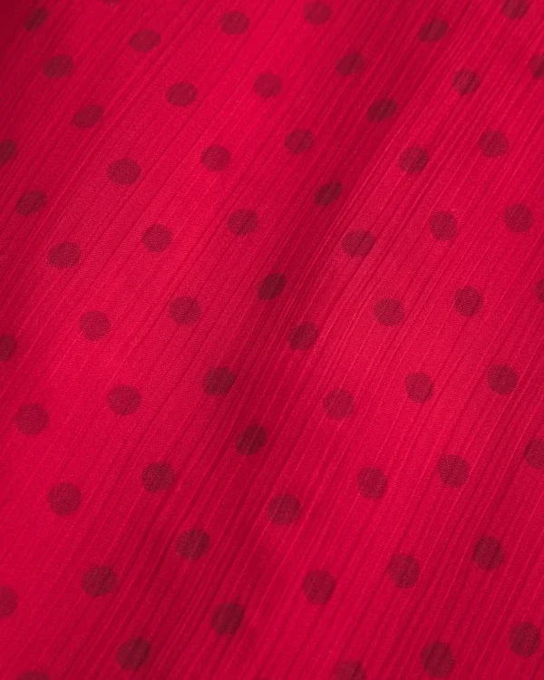 Mini-Kleid aus beflocktem Chiffon Mini-Kleid aus beflocktem Chiffon