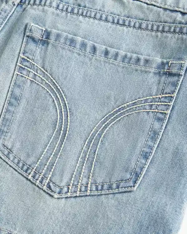 Minirock aus Denim mit niedriger Leibhöhe Minirock aus Denim mit niedriger Leibhöhe