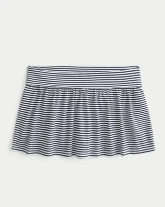 Minirock aus Faltenstrick Minirock aus Faltenstrick