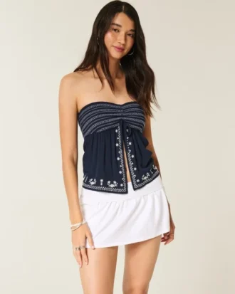 Minirock mit Umschlag Minirock mit Umschlag