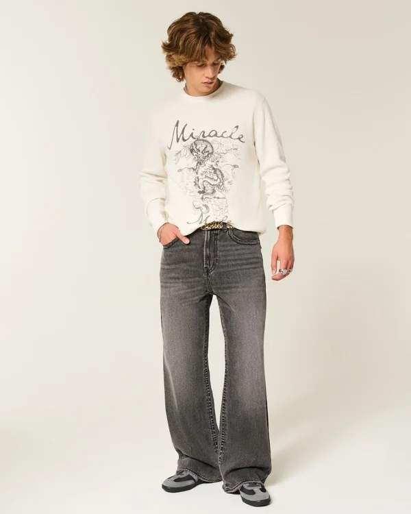 Miracle Mile Graphic Thermal Shirt Miracle Mile Graphic Thermal Shirt