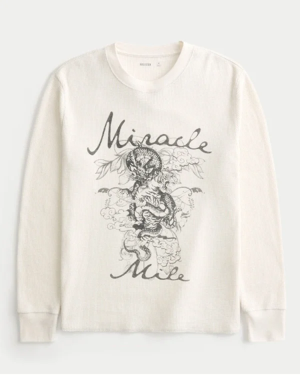 Miracle Mile Graphic Thermal Shirt Miracle Mile Graphic Thermal Shirt