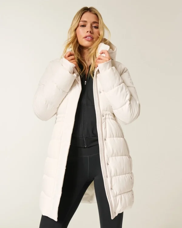 Mit Kunstfell gefütterter Puffer-Parka Mit Kunstfell gefütterter Puffer-Parka