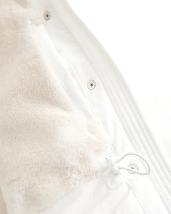 Mit Kunstfell gefütterter Puffer-Parka Mit Kunstfell gefütterter Puffer-Parka