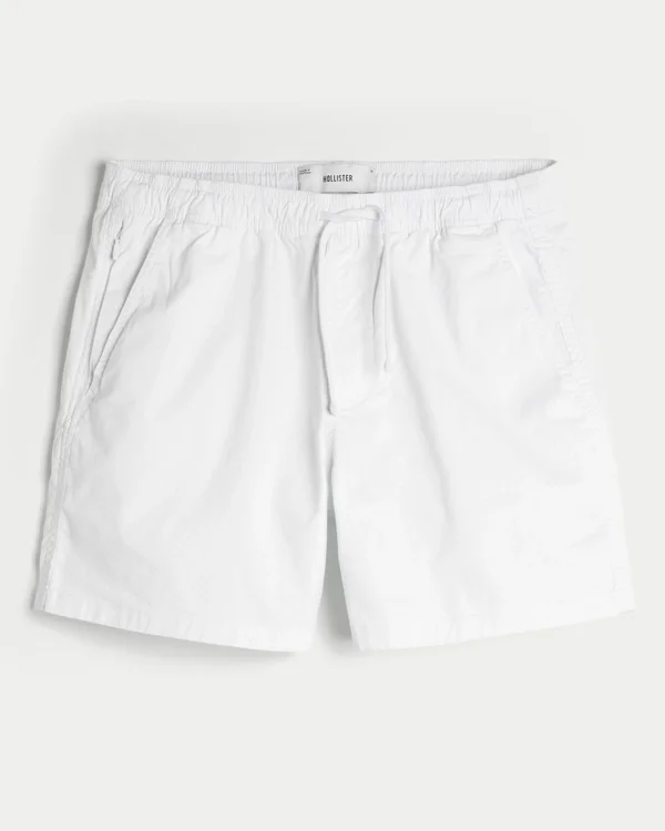 Mittellange Twill-Shorts zum Hineinschlüpfen Mittellange Twill-Shorts zum Hineinschlüpfen