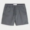 Mittellange Twill-Shorts zum Hineinschlüpfen Mittellange Twill-Shorts zum Hineinschlüpfen