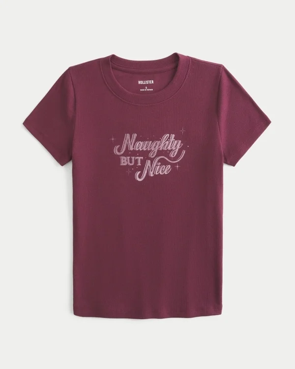 Naughty But Nice Grafik-Baby-T-Shirt Naughty But Nice Grafik-Baby-T-Shirt