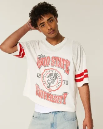 Ohio State University Buckeyes Grafik-Football-Trikot