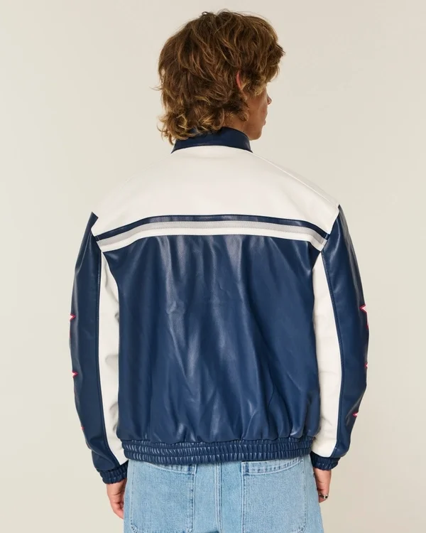 Oracle Red Bull Racing Grafik-Kunstlederjacke Oracle Red Bull Racing Grafik-Kunstlederjacke