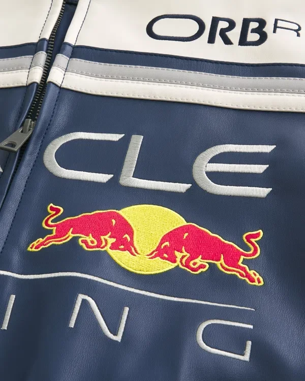 Oracle Red Bull Racing Grafik-Kunstlederjacke Oracle Red Bull Racing Grafik-Kunstlederjacke