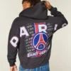 Paris Saint-Germain F.C. Grafik-Kapuzenjacke mit Reißverschluss Paris Saint-Germain F.C. Grafik-Kapuzenjacke mit Reißverschluss