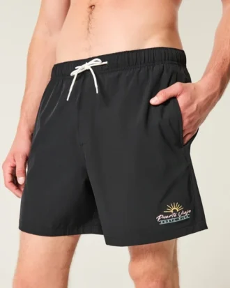Puerto Viejo Graphic Mid-Thigh Volley Badehose Puerto Viejo Graphic Mid-Thigh Volley Badehose