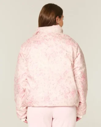 Pufferjacke mit Reißverschlussmuster Pufferjacke mit Reißverschlussmuster