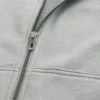 Rechteckig geschnittener Hoodie mit Reißverschluss und Nieten