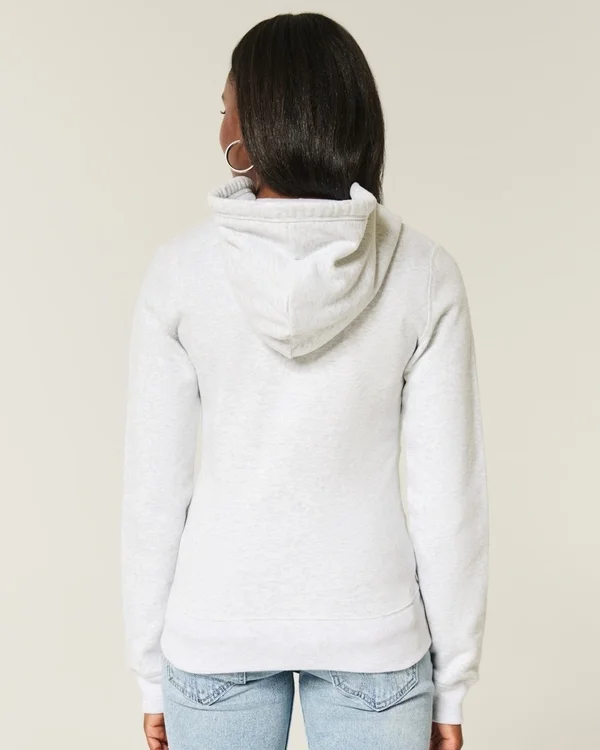 Schmal geschnittener Hoodie mit Reißverschluss und Streifenmuster Schmal geschnittener Hoodie mit Reißverschluss und Streifenmuster