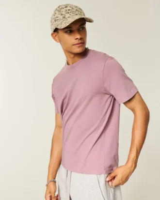 Schmal geschnittenes Crop-T-Shirt