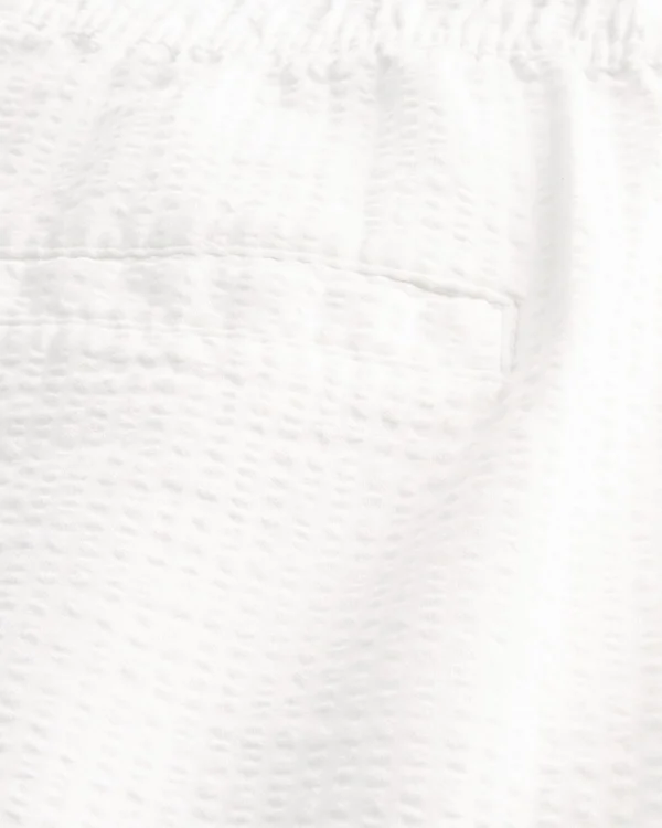 Seersucker-Hose mit weitem Bein zum Hineinschlüpfen Seersucker-Hose mit weitem Bein zum Hineinschlüpfen