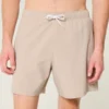 Seersucker-Volley-Badehose, mittellang Seersucker-Volley-Badehose, mittellang