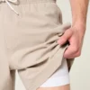 Seersucker-Volley-Badehose, mittellang Seersucker-Volley-Badehose, mittellang