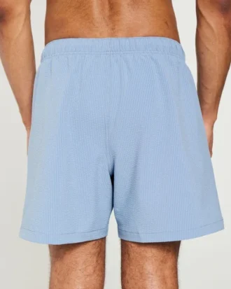 Seersucker-Volley-Badehose, mittellang Seersucker-Volley-Badehose, mittellang