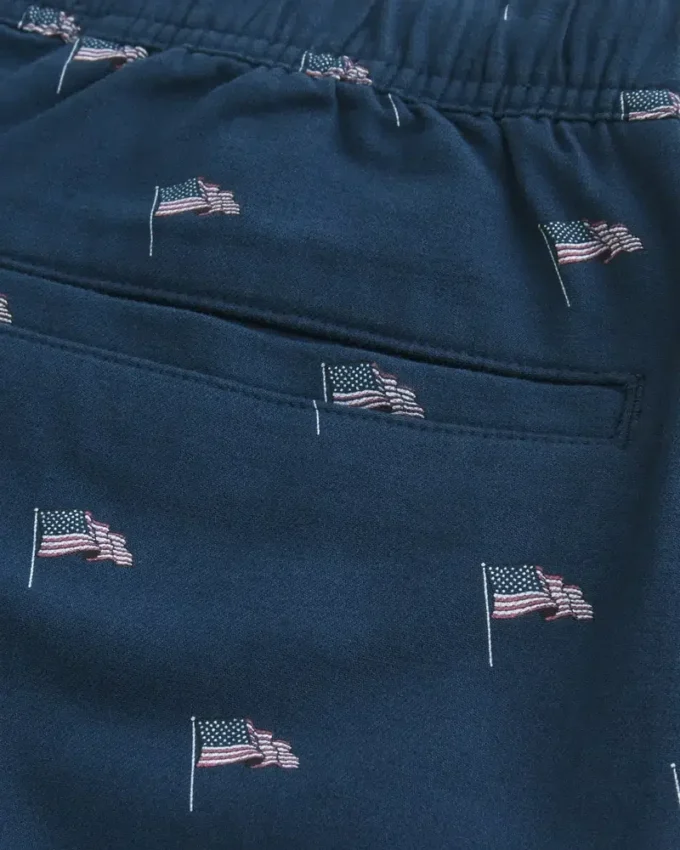 Shorts aus Leinenmischung mit Muster, Länge über dem Knie Shorts aus Leinenmischung mit Muster, Länge über dem Knie