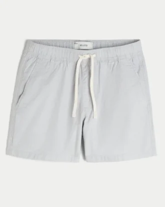 Shorts aus Leinenmischung, mittellang