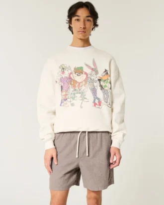 Shorts aus Leinenmischung, mittellang, zum Hineinschlüpfen