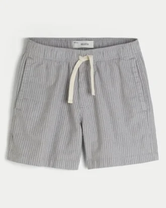 Shorts aus Leinenmischung, mittellang, zum Hineinschlüpfen Shorts aus Leinenmischung, mittellang, zum Hineinschlüpfen