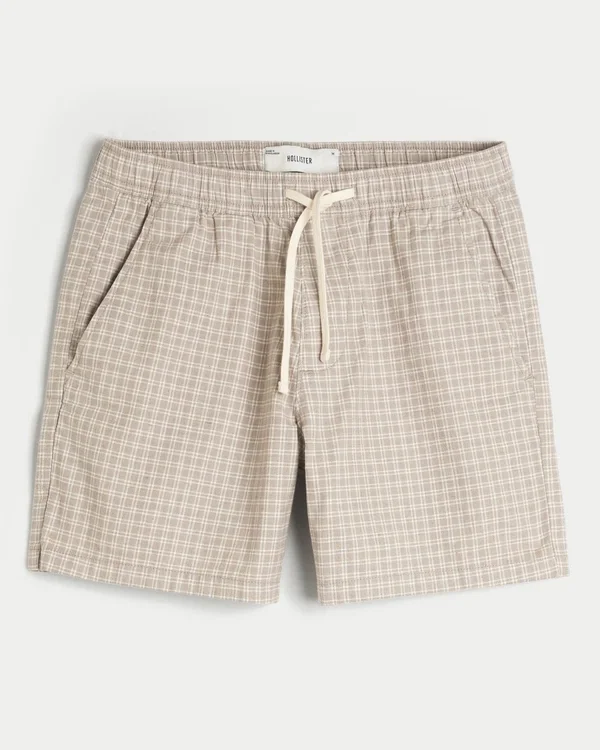Shorts aus Leinenmischung, mittellang, zum Hineinschlüpfen Shorts aus Leinenmischung, mittellang, zum Hineinschlüpfen