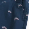 Shorts mit amerikanischem Flaggenmuster, Länge bis zur Mitte des Oberschenkels Shorts mit amerikanischem Flaggenmuster, Länge bis zur Mitte des Oberschenkels