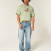 Skater-Baggy-Jeans in mittlerer Waschung Skater-Baggy-Jeans in mittlerer Waschung